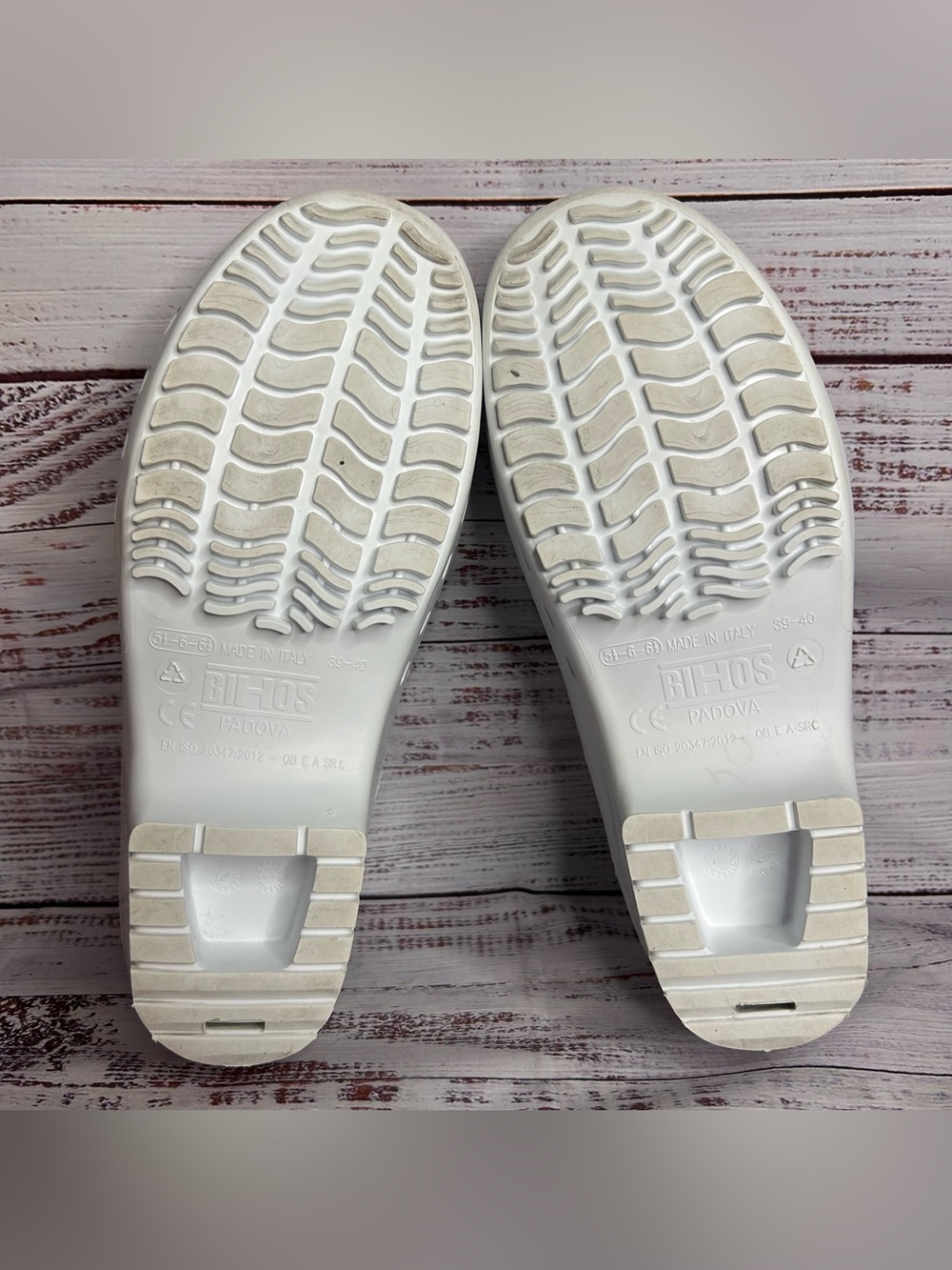 Calzuro White Slip-On Clog Mules - Picture 5 of 7
